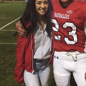 Red Hollister Windbreaker